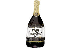 SuperShape Bubbly Wine New Year Foi